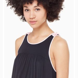 Kate Spade Soft Black Bow Sleep Dress